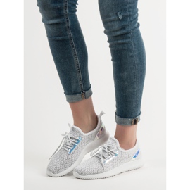 SHELOVET White Sports Shoes 1