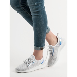 SHELOVET White Sports Shoes 2