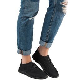 SHELOVET Textile Lace-up Footwear black 1