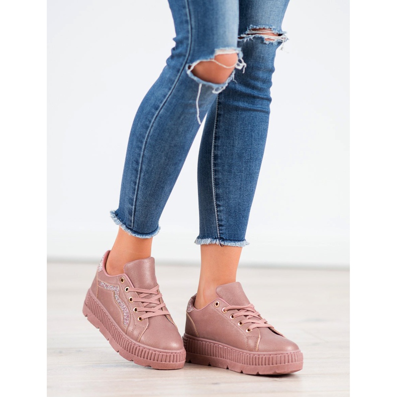 SHELOVET Sneakers pink 2
