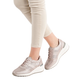 Leather shoes VINCEZA pink 1