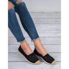 VICES Suede Espadrilles black 2