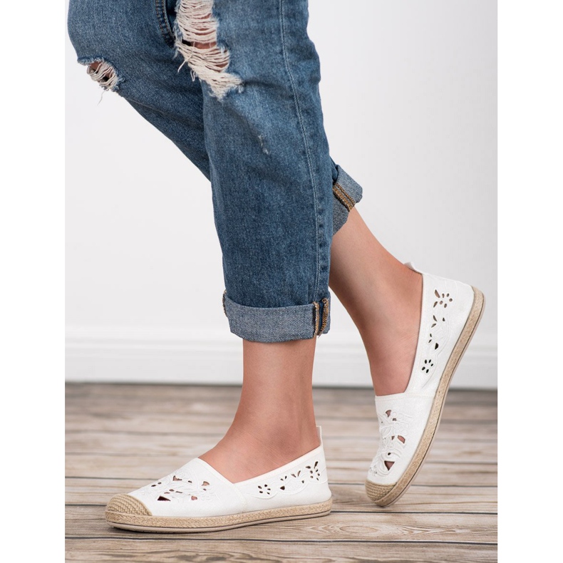 VICES Suede Espadrilles white 1