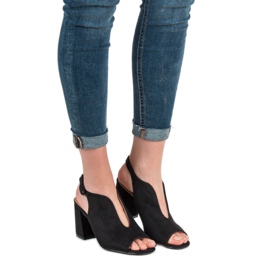 Milaya Built Sandals black 1