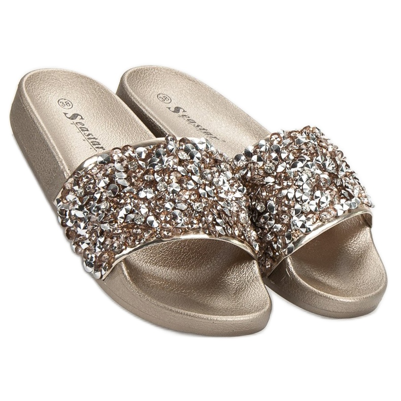 Seastar Elegant Golden Slippers 2
