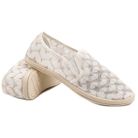 Lace VICES Slipons white 1
