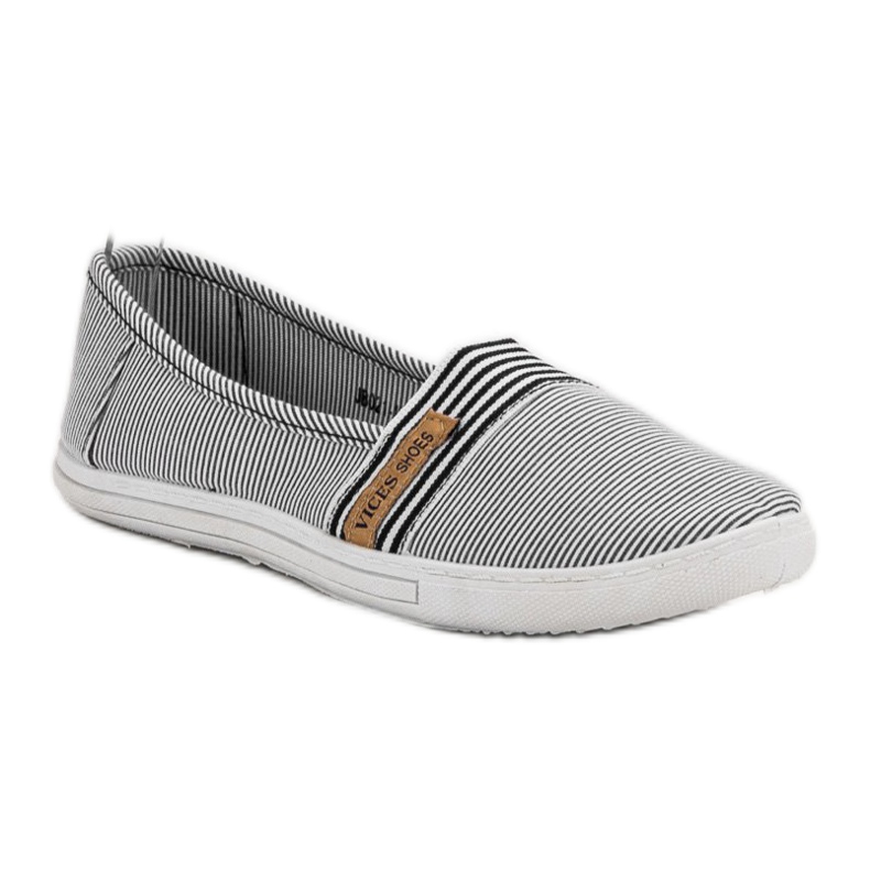 Comfortable VICES Slipony white black 1