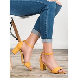 Stylish VICES sandals yellow 1