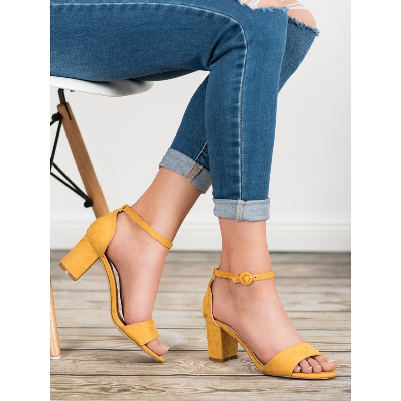 Stylish VICES sandals yellow 1