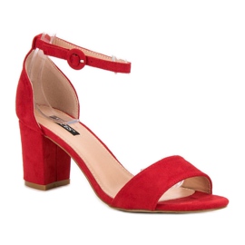 Stylish VICES sandals red 1