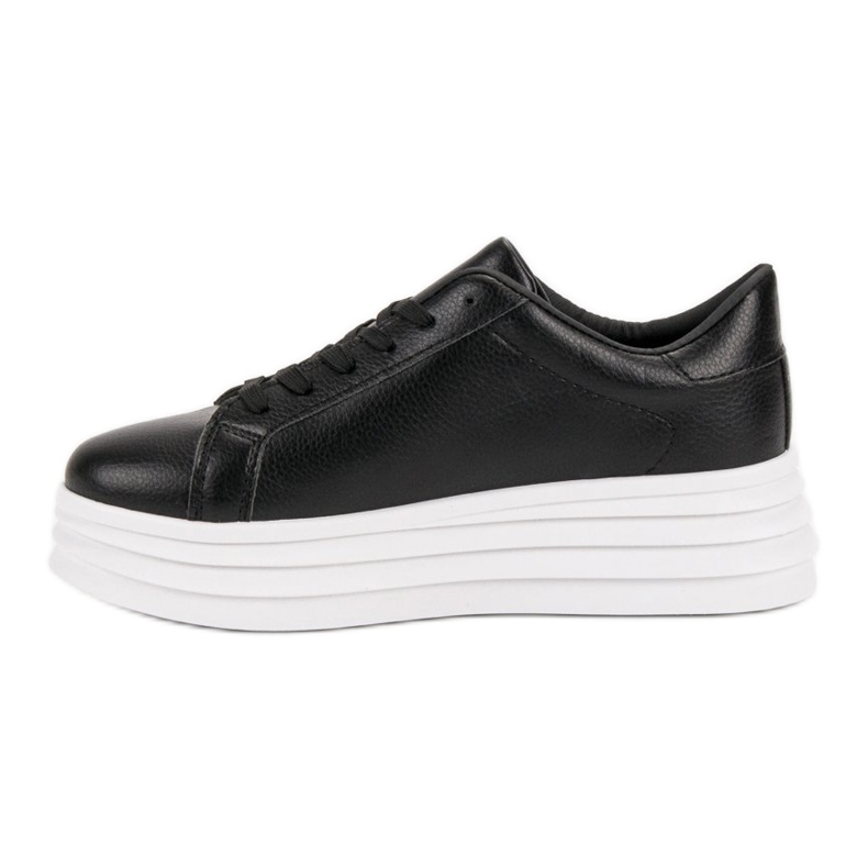 SHELOVET Black Sport Shoes 1
