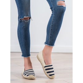 BELLAMILA Striped Espadrilles brown 2