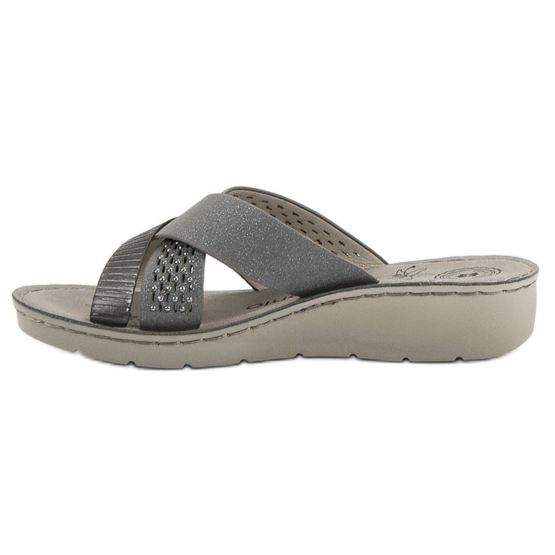 Evento Comfortable Gray Slippers grey 1