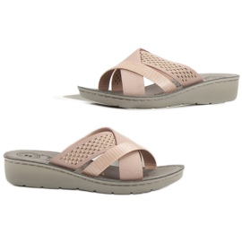 Evento Comfortable Powder Slippers pink 1