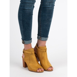 Evento Stylish Closed Sandals yellow 1