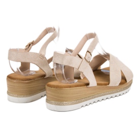 Bello Star Suede sandals brown 1
