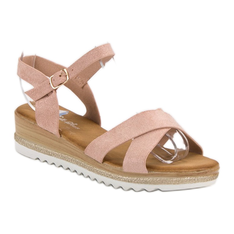 Bello Star Suede sandals pink 1
