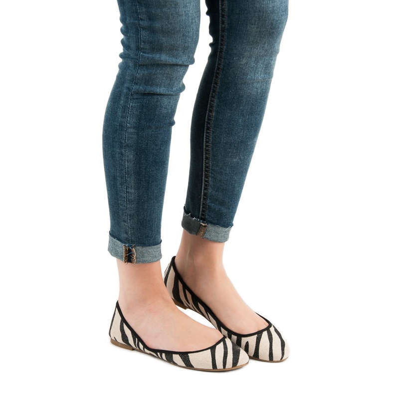 SHELOVET Animal Print Ballerina brown 2 SHELOVET Animal Print Ballerina brown 2