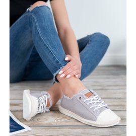 SHELOVET Lace-up Espadrilles yellow 2