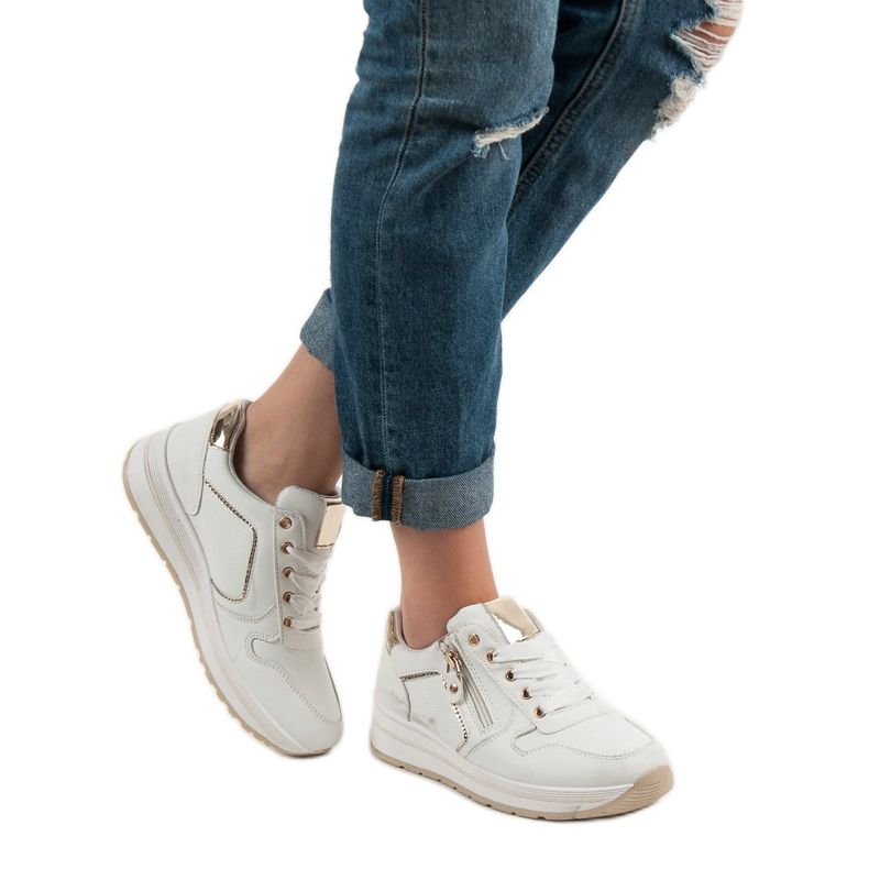 SHELOVET White Sport Shoes 2