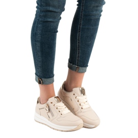 SHELOVET Beige Sport Shoes 2