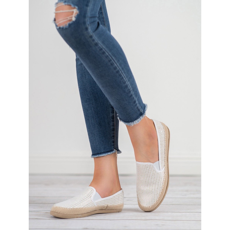 SHELOVET White Espadrilles 1 SHELOVET White Espadrilles 1
