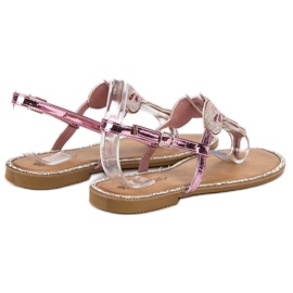 Queentina Comfortable Pink Sandals 1