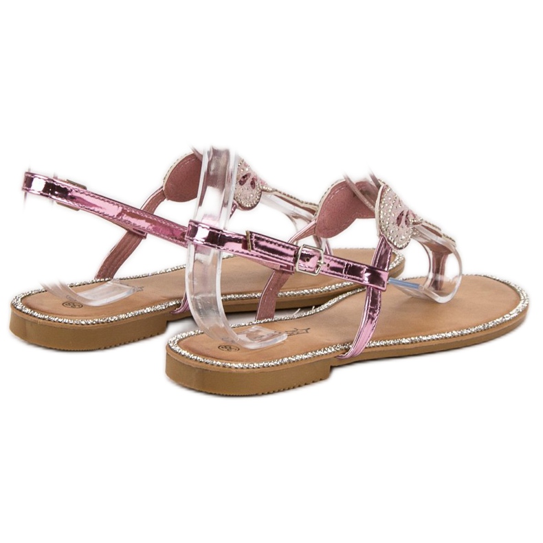 Queentina Comfortable Pink Sandals 1