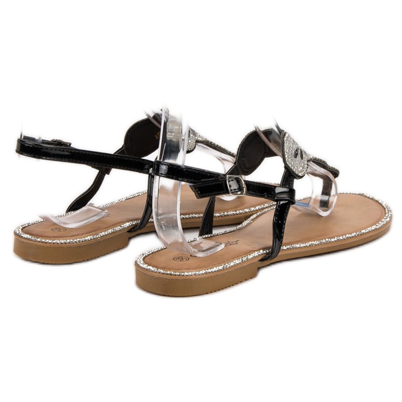 Queentina Comfortable Black Sandals 1 Queentina Comfortable Black Sandals 1