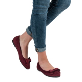 Best Shoes Maroon ballerinas red 2