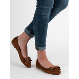 Best Shoes Camel ballerinas brown 2