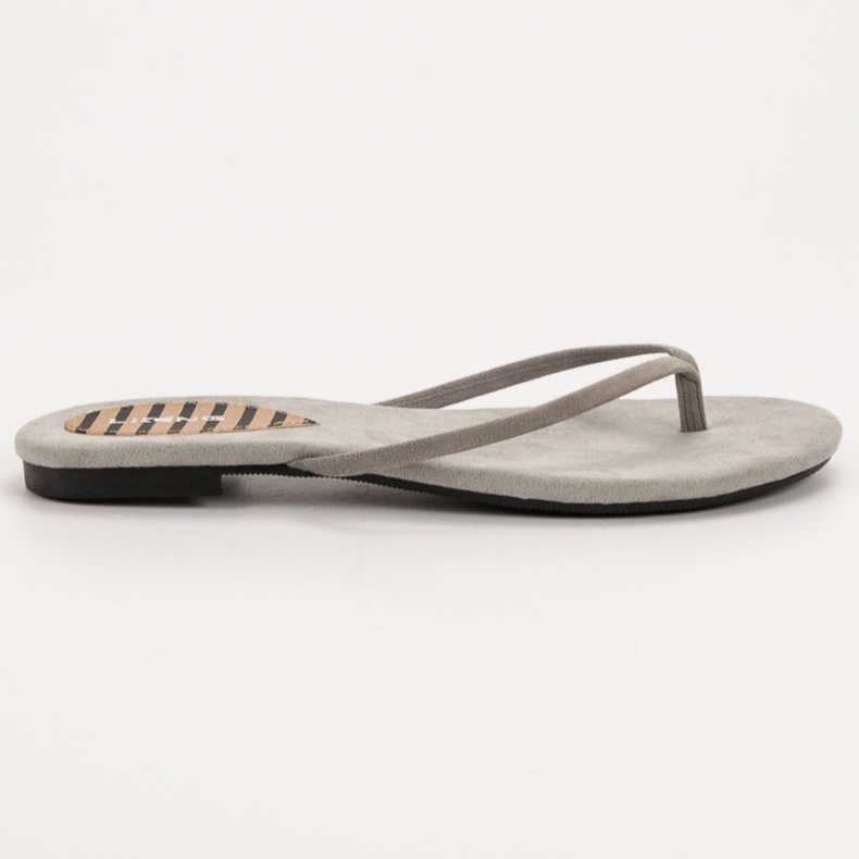 SHELOVET Classic flip-flops grey 1