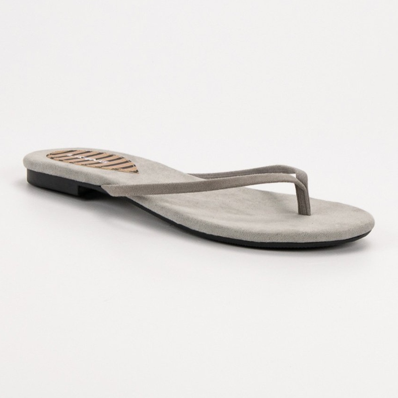 SHELOVET Classic flip-flops grey 2