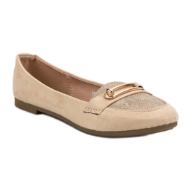 Top Shoes Stylish ballerinas brown 1 Top Shoes Stylish ballerinas brown 1