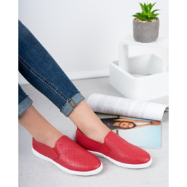 Renda Red Slipons 1