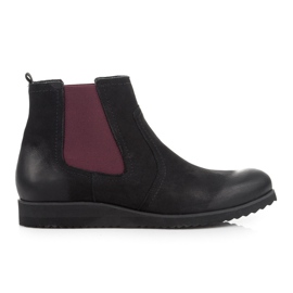 Vinceza Leather Jodhpur boots black 2 Vinceza Leather Jodhpur boots black 2