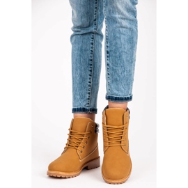 Coco Perla Brown Lace-up Trappers 1