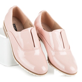 Vices Lacquered brogues pink 2