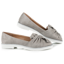 Vices Suede Shoes With Glitter Decorations grey 1