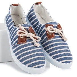 Mckeylor Ribbed Sneakers blue 1