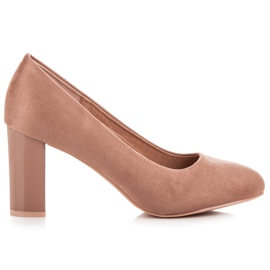 Seastar Pumps With Lacquered Column pink 2