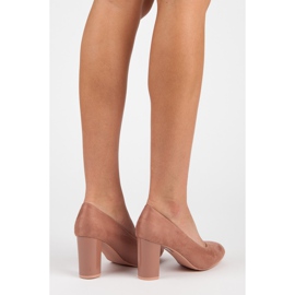 Seastar Pumps With Lacquered Column pink 1