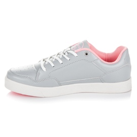 Ax Boxing Gray Women's Sneakers grey pink 1