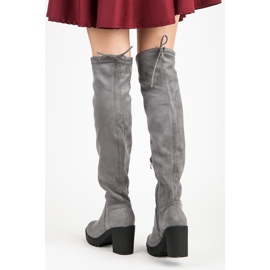 Vices Suede Musketeers On A Pillar grey 1