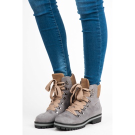 Vices Dark gray Suede Trappers grey 1