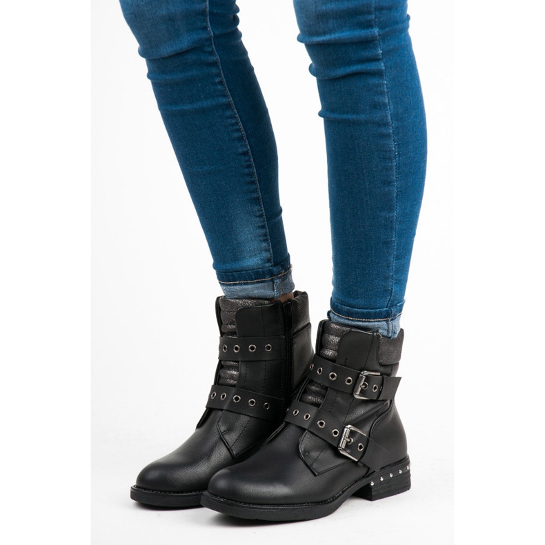 Erynn Fashionable Workers Fastened With A Zipper black 2