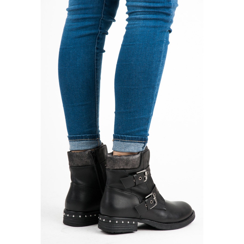 Erynn Fashionable Workers Fastened With A Zipper black 1