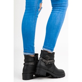 Erynn Chelsea Boots With Buckles black 1