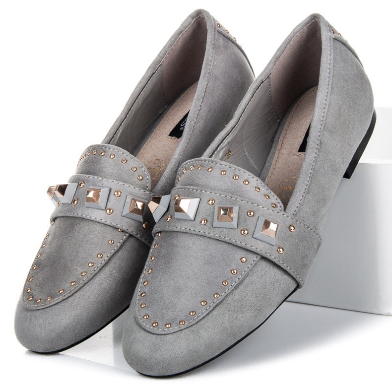 Vices Suede loafers grey 1