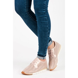 Kylie Fashionable tied Sneakers pink 1